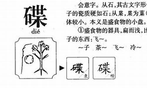 碟组词_碟组词组